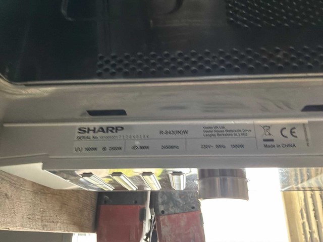 Sharp r-843(in)w magnetron - afbeelding 5 van  5