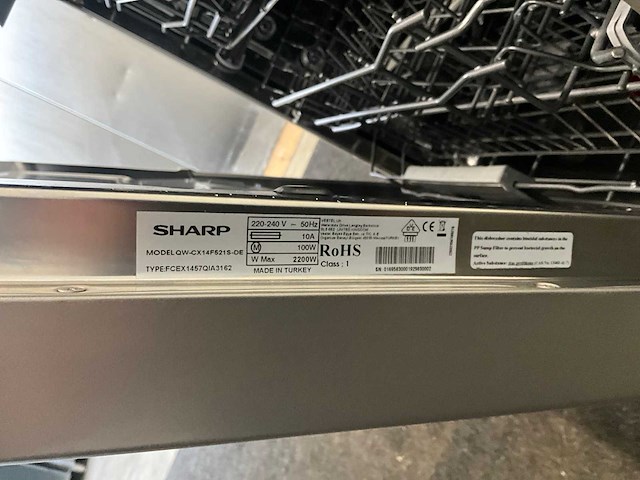 Sharp vaatwasser - afbeelding 9 van  9
