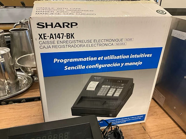 Sharp xe-a 147-bk kassa - afbeelding 6 van  7