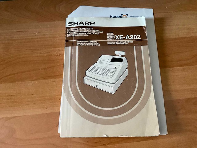 Sharp xe-a202 kassa - afbeelding 3 van  3