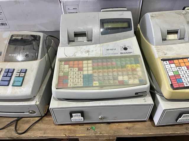Sharp xe-a212/102 kassa (3x) - afbeelding 4 van  6