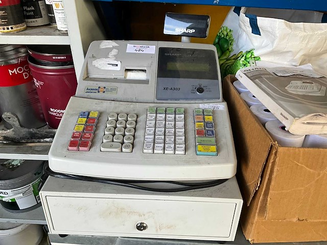 Sharp xe-a303 kassa - afbeelding 1 van  3