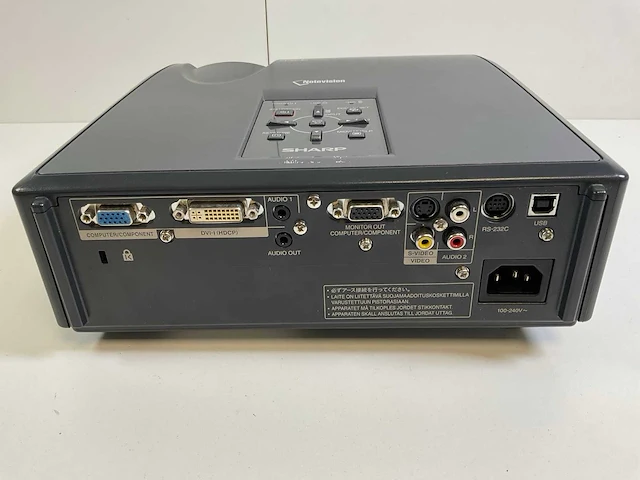 Sharp (xg-f260x) 3.000 lumen xga projector (479 lamp hours) - afbeelding 5 van  6