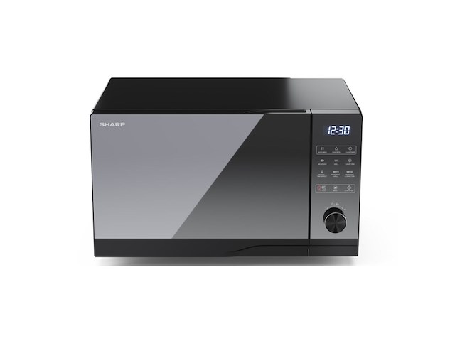 Sharp ycgc52beb flatbed combi magnetron met grill en heteluchtoven 900w 25 liter zwart - afbeelding 1 van  4