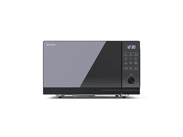 Sharp ycgc52beb flatbed combi magnetron met grill en heteluchtoven 900w 25 liter zwart - afbeelding 3 van  4