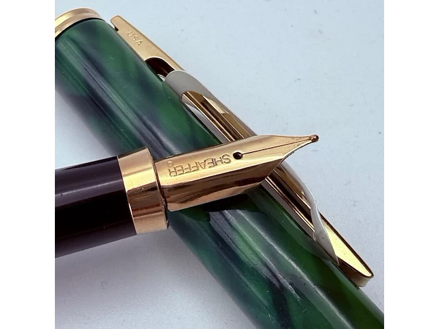 Sheaffer fashion ii vulpen - goldplated nib en trim - afbeelding 1 van  4