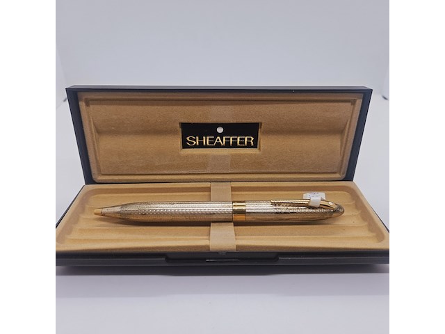 Sheaffer legacy barleycorn - 925 zilveren balpen met goldplating - inclusief doos - afbeelding 1 van  7