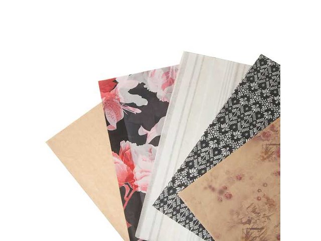 Sheet dessinpaper 75x100cm (various desi (135x) - afbeelding 1 van  1