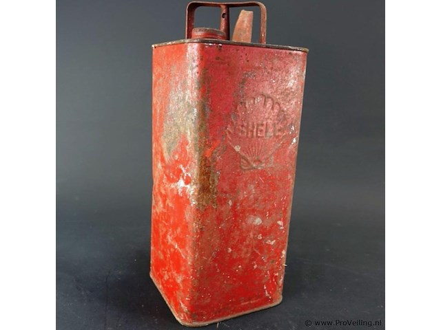 Shell motor spirit jerrycan, uit de jaren 1920-1940 - afbeelding 4 van  7