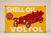 Shell oil voltol reclamebord - afbeelding 1 van  1