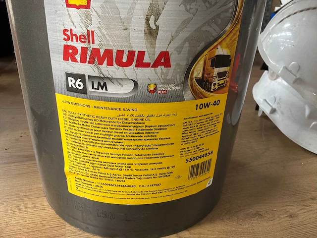 Shell rimula 20 ltd motor olie 10w-40 - afbeelding 3 van  3