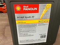 Shell/panolin 20 liter s4hlp synth 22 hydrauliekolie - afbeelding 2 van  4