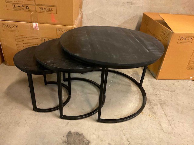 Shenna salontafel set van 3 - afbeelding 5 van  9