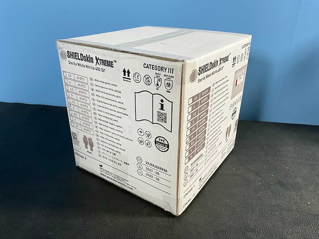 Shieldskin - xtreme (box/160) - 400di+ nitrile glove size l (8.0) (6x) - afbeelding 3 van  7