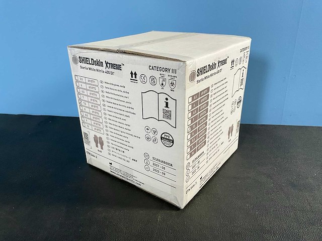 Shieldskin - xtreme (box/160) - 400di+ nitrile glove size m (7.5) (3x) - afbeelding 3 van  7