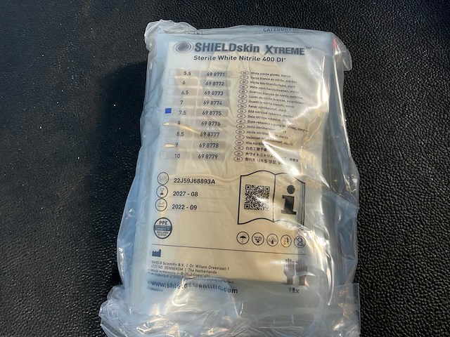 Shieldskin - xtreme (box/160) - 400di+ nitrile glove size m (7.5) (3x) - afbeelding 7 van  7