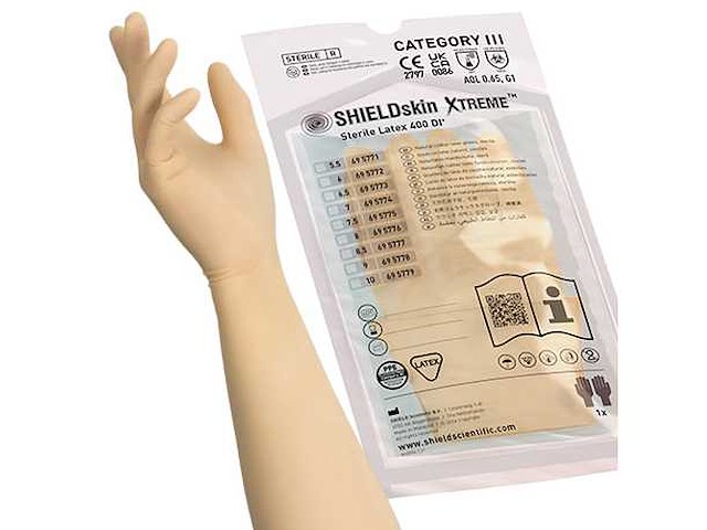 Shieldskin - xtreme (box/160) - 400di+ nitrile glove size s (7.0) (3x) - afbeelding 1 van  7