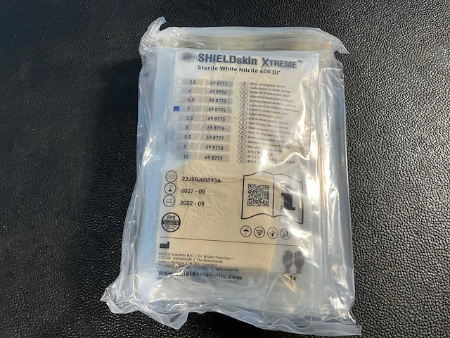 Shieldskin - xtreme (box/160) - 400di+ nitrile glove size s (7.0) (3x) - afbeelding 4 van  7
