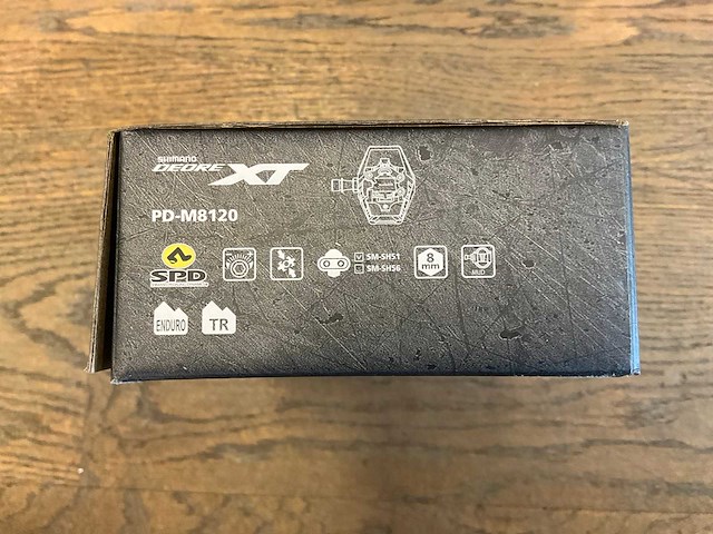 Shimano deore xt pd-m8120 set pedalen sm-sh51 (2x) - afbeelding 1 van  2