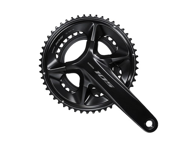 Shimano fc-r7100 crankstel zwart 170 mm / 50/34t - afbeelding 1 van  3