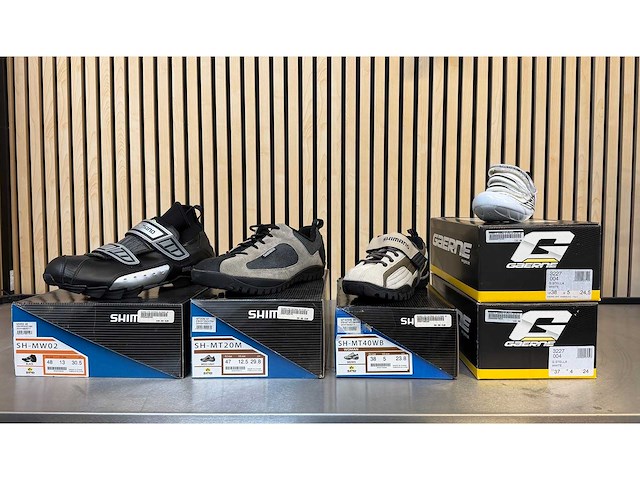 Shimano, gaerne - fietsschoenen (5x) - afbeelding 1 van  7