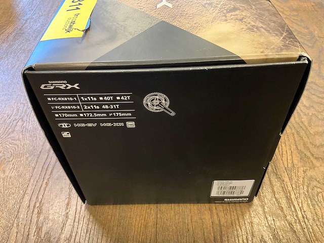 Shimano grx fc-rx810-2 crankstel 48-31t 175mm - afbeelding 3 van  4