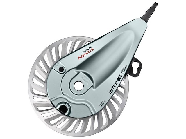 Shimano rollerbrake nexus brc6000 voor 35 mm zilver - afbeelding 1 van  2