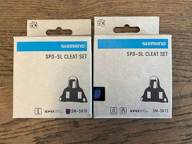 Shimano spd- sl sm-sh10/12 schoenplaatje (7x) - afbeelding 1 van  2