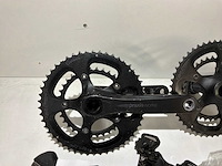 Shimano / trp / praxisworks set tandwielkast en ketting en schakelmateriaal (2x) - afbeelding 2 van  9