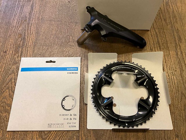 Shimano ultegra fc-r8100 crankstel 50-34t 172.5mm - afbeelding 2 van  7