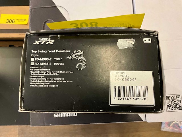 Shimano xtr m985 voorderailleur 2x10 - afbeelding 3 van  3