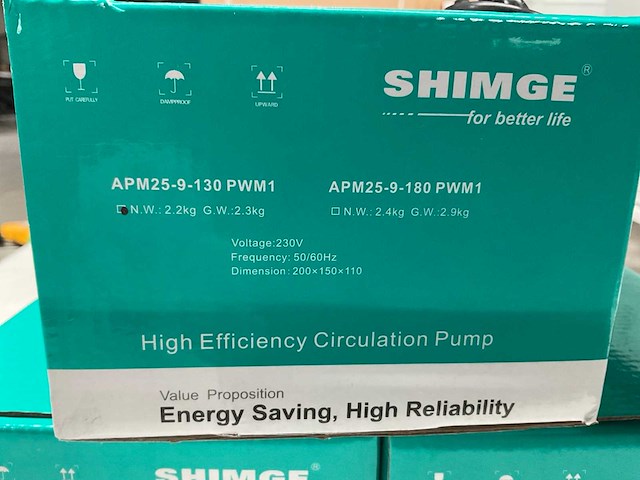 Shimge apm25-9-130 pwm1 warmtepomp - afbeelding 4 van  4