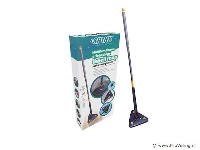 Shine - driehoekige dweil/mop - afbeelding 1 van  1