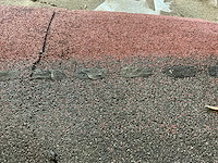 Shingles - rood bitumen dakmateriaal (172x) - afbeelding 3 van  7