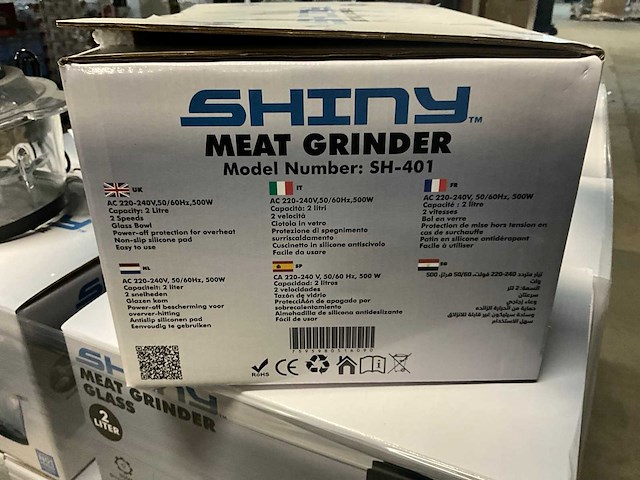 Shiny 2 l vleesmolen (60x) - afbeelding 5 van  5