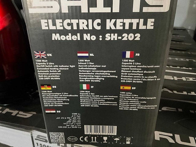 Shiny 2 l waterkoker (135x) - afbeelding 5 van  5