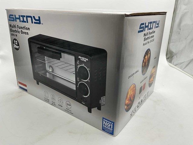 Shiny 600w 12 liter oven (10x) - afbeelding 4 van  11