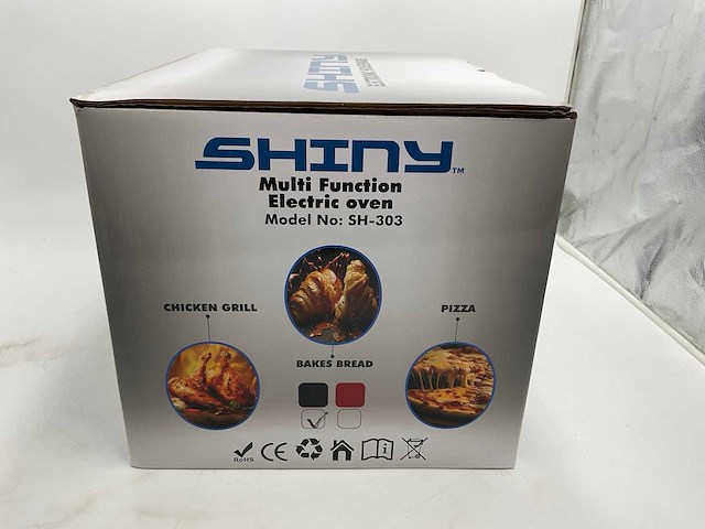 Shiny 600w 12 liter oven (10x) - afbeelding 7 van  11