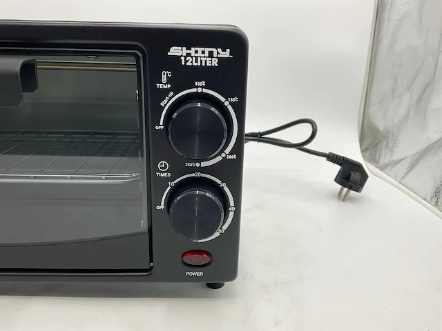 Shiny 600w 12 liter oven (25x) - afbeelding 9 van  11