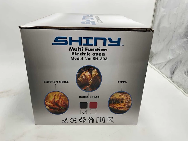 Shiny 600w 12 liter oven (5x) - afbeelding 7 van  11