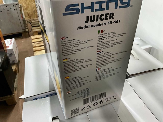 Shiny juicer sapcentrifuge (13x) - afbeelding 5 van  5