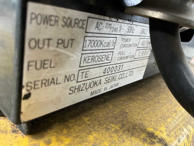 Shizuoka kerosine heater - afbeelding 6 van  6