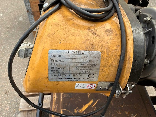 Shizuoka seiki val6kbe1ja infrarood heater - afbeelding 5 van  5