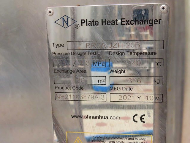 Shnanhua - 2021 - br2a-jzh-20b - platenwarmtewisselaar - afbeelding 3 van  5