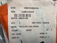 Shoe brake parts kit - afbeelding 3 van  3