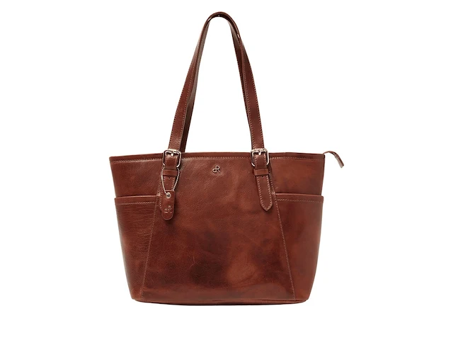 Shopper dr amsterdam, cognac - afbeelding 1 van  6