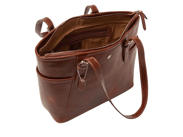 Shopper dr amsterdam, cognac - afbeelding 3 van  6