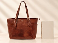 Shopper dr amsterdam, cognac - afbeelding 6 van  6