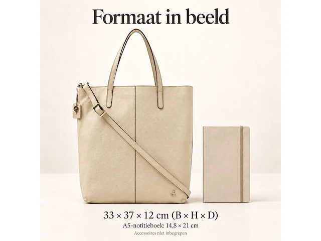 Shopper dr amsterdam, nude - afbeelding 6 van  6