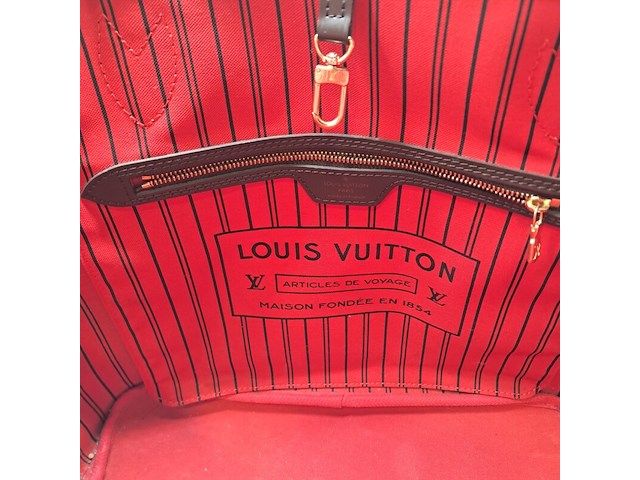 Shopper, louis vuitton, neverfull - afbeelding 9 van  10